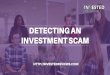 Detecting an Investment Scam