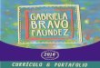 Gabriela Bravo Faúndez CV & Portfolio