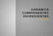 Garantia componentes