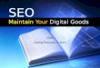 How to maintain your Digital Goods