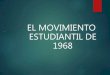 Movimiento estudiantil de1968