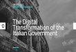 The Digital Transformation of the Italian Government - Raffaele Lillo