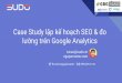 GBG Hanoi -  Blogger Tú Cao - Kế hoạch SEO & đo lường bằng Google Analytics