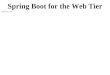 Spring Boot in the Web Tier - Dave Syer