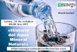 Historia del agua mineral natural