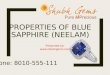 Properties of-Blue-Sapphire-(Neelam) | Shubh Gems