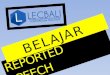 Belajar reported speech