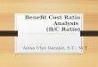 Benefit cost ratio analysis   week 9