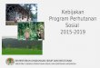 Kebijakan program perhutanan sosial 2015 2019