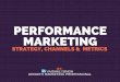 Performance Marketing - Strategy, Channels & Metrics