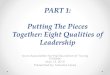 PART 1: Putting The Pieces Together: Eight Qualities of Leadership Iowa Association for the Education of Young Children May 15, 2015 Presented by: Maurice