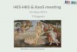 HES-HKS & KaoS meeting 15/July/2011 T.Gogami Wiesbaden のお風呂はこんな感じでし た