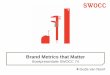 Daan Muntinga & Stefan Bernritter: Brand Metrics That Matter