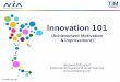 PMAT Innovation 101 : Achievement Motivation & Improvement