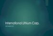 International Lithium Presentation December 2017 - Lithium Royalty And Strategic Investments Company
