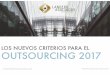 Los nuevos criterios para el Outsourcing 2017 México
