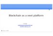 세션1. block chain as a platform
