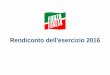 Forza Italia Rendiconto dell'esercizio 2016