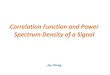 C5 correlation function and power spectrum density of a signal