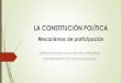 Constitucion politica y mecanismos de participacion