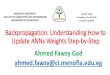 Backpropagation: Understanding How to Update ANNs Weights Step-by-Step