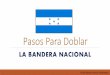 Pasos para doblar la Bandera Nacional  De Honduras