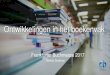 Presentatie over ontwikkelingen in distributie van het Nederlandse boek - Frankfurt 2017