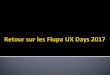 Retours sur les Flupa UX-Days 2017