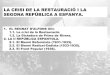 EL REGNAT D'ALFONS XIII, LA DICTADURA DE PRIMO DE RIVERA I LA SEGONA REPÚBICA