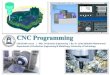 CNC Programming - الجامعة التكنولوجية · PDF fileCNC Programming CAD/CAM course | MSc. Production Engineering | By: Dr. Laith Abdullah Mohammed Department of Production