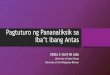 Pagtuturo ng Pananaliksik sa Iba’t ibang Antas · PDF fileMga Akdang Pampanitikan (Mindanao, Bisaya, Luzon) at Ibong Adarna •Naisasagawa ang sistematikong pananaliksik tungkol