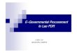 이원준 E-Governmental Procurement in Laounpan1.un.org/intradoc/groups/public/documents/un-dpadm/unpan... · from donors such as JICA and ... The legal and organization reforms