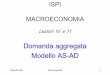 mori macro10 [modalità compatibilità] · PDF fileIl Modello AD-AS Macroeconomia 18 3. Quali sono gli effetti attesi su PIL e prezzi in Giappone? Il Modello AD-AS Macroeconomia 19