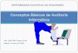 Conceptos Básicos de Auditoría Informática - JRVARGAS · PDF fileLa información puede ser clasificada en cuatro clases: Información estratégica, Información para el control