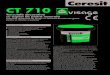 CT 710 -  · PDF fileCeresit CT 710 este utilizată pentru executarea de tencuieli decorative pe ... • tencuieli de ... se recomandă utilizarea de ßabloane care imită piatra