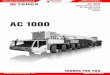 AC 1000 - Premier  · PDF file(HA50, HA100) Main boom · Hauptausleger · Flèche principale · Braccio base · Pluma principal · Lança principal · Главная