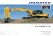 Excavadora hidráulica PC160LC-8Sistema hidráulico Komatsu integrado La excavadora PC160-8 es una máquina de gran eﬁ cacia y produc-tividad, cuyos principales compo- · 2015-5-11