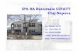 IPA SA Sucursala CIFATT Cluj-- · PDF file-FIMARO Cluj – Echipament de ... - Sisteme SCADA de dispecerizare centralizată pentru amenajare hidroenergetic