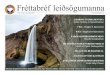 Fréttabréf leiðsögumanna -   · PDF fileFréttabréf leiðsögumanna 1. tbl. 6. árg., desember 2011   2 HORFI Á FERAMENNINA Viðtal við Birnu G. Bjarnleifsdóttur