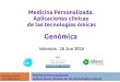 Genómica - bioinfo.cipf.esbioinfo.cipf.es/fgarcia/...media=medicina_personalizada_genomics.pdf · OMICS Francisco García fgarcia@cipf.es Metabolomics Proteomics Genomics Transcriptomics