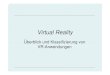 Virtual Reality - LMU Mü · PDF fileVirtual Reality Referat   Virtual Reality - Wikipedia, the free encyclopedia