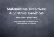 Matemáticas Evolutivas: Algoritmos Genéticos - rsme.esrsme.es/comis/mujmat/mujer-ciencia/presentacion/PresentacionMTIg... · El AG es un algoritmo matemático altamente paralelo