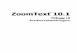 ZoomText 10.1 User Guide Addendum - Web viewZoomText 10.1 støtter kjerneprogrammer i Microsoft Office 2013 som Word, Excel og Outlook. Opprette, navigere ... 1-Finger dobbelttrykk