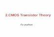 2.CMOS Transistor Theory - cc.sjtu.edu.cncc.sjtu.edu.cn/Upload/20160504075531195.pdf · • Diffusion current dominates the drift component 8/59. Reverse-bias mode • Potential barrier