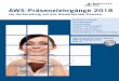AWS-Präsenzlehrgänge 2018 · PDF fileAWS-Präsenzlehrgänge 2018 zur Vorbereitung auf das Steuerberater-Examen   Kombinierter Lehrgang Samstagslehrgang Vollzeitlehrgang