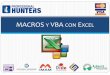 MACROS YVBA CON EXCEL - Professional Huntersprofessionalhunters.com.mx/r18042013/pdfs/MacrosExcel.pdf · MACROS YVBA CONEXCEL. ... y la manipulación de datos mediante las herramientas
