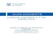 LENGUA ESPAÑOLA Y SU DIDÁCTICAlenguaydidactica.weebly.com/uploads/9/6/4/6/9646574/430002_g430... · Didáctica de la lengua para la Enseñanza Primaria y Secundaria, Madrid, Akal