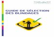 GUIDE DE SÉLECTION DES BLINDAGES - Les …newsletters.canalisateurs.com/uploads/newsletters/documents/201411... · GUIDE DE SLECTION DES BLINDAGES 3 Une étude récente* rappelle