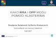KAKO RRA I OPP MOGU - zis.gov.rs · PDF fileZa članove(regionalni/industrijski klasteri): bolji menadžment znanja, ... Pitanja i odgovori. Projekat za razvoj konkurentnosti i promociju