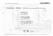 Serie 200 Bedienungsanleitung -  · PDF file6.2.4 Steckerbelegung der Steuerung S200.....20 7 Ersatzteile